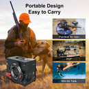 TUXING 300Bar 4500Psi 12V PCP Air Compressor High Pressure Compressor with Wire Spool 12V Adapter Auto-stop PCP Rifle TXES062