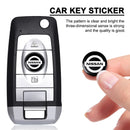 14mm Car Remote Key Sticker Aluminum Emblem Decal For Nissan Nismo Tiida Teana GTR Juke Note Versa Almera X-Trail Xterra Qashqai
