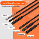 Industrial Endoscope Camera 4.3'' Screen HD1080P 1-15M Single Dual Triple Lens 5.0MP Autofocus Pipe USB Car Inspection Borescope