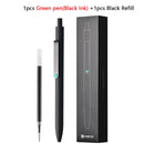 Cute Kaco MIDOT Gel Ink Pen Metal Signature Pens 0.5mm Fine Point 800Meter Smooth Writing Quick Dry Office School Stationary