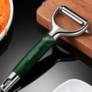 Konco Stainless Steel Peeler,Ultra Sharp Vegetable Peeler Wooden Handle Peeler For Potatoes Carrot Grater Kitchen Accessories