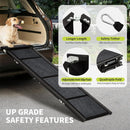 The Trailbridge | Quad-Fold Aluminium Pet Ramp for Cars, 250 lb Capacity