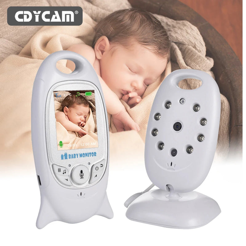 VB601 Baby Monitor 2 inch BeBe Babi Electronic Babysitter Radio Video Nanny Camera Night Vision Temperature Monitoring 8 Lullaby