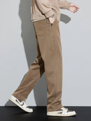4 Colors New Straight Men's Pants Baggy Casual Lyocell Comfortable Stretch Trousers Male Wide Fashion Korean Pants Streetwear