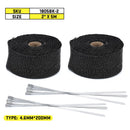 Free Shipping Motorcycle Exhaust Thermal Exhaust Tape Header Heat Wrap Resistant Downpipe For Motorcycle Car Accessories