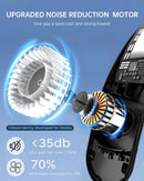 Portable Neck Fan 4 Turbo Neck Fan 4000mAh Battery Operated USB Rechargeable Personal Fan, 3 Speeds, 360° Cooling Air Fan