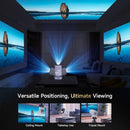 The Cine Pocket | 4K-Ready 1080P Auto-Focus Portable Projector