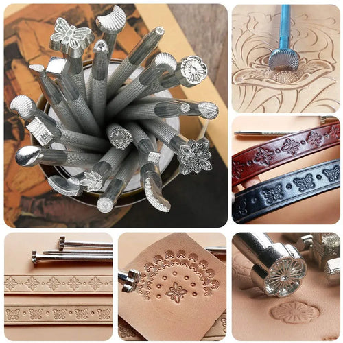 The Scribe's Set | 20-Piece Leather Stamping & Carving Tool Kit