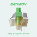 GATERON Kangaroo Switch 2.0 Baby Tactile Mechanische Tastaturschalter 5Pin 59g RGB Hot-Swap-fähige mechanische Schalter für Tastaturen