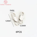 (3310) 15.6x9.6MM Hole 2MM 24K Gold Color Brass Lobster Clasps for Charms Pendants High Quality DIY Jewelry Making Findings