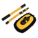 Car Cleaning Brush Car Wash Brush Mop 15° Curved Retractable Long Handle Mop Chenille Microfiber Broom Car Cleaning Accessories