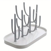 Baby Tree-shaped Milk Bottle Drain Rack, Dust-proof Milk Bottle Holder, Cup Drain Rack Easter Gift