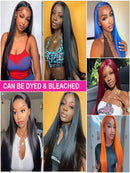 30 40 Inch 13x6 13x4 Bone Straight Hd Transparent Lace Front Human Hair Wigs 4x4 5x5 Glueless Wigs Human Hair Ready To Wear 360