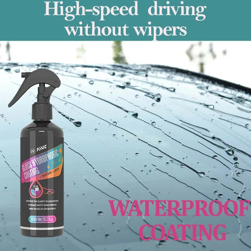Car Glass Waterproof Coating Spray Aivc Windshield Anti-rain Hydrophobic Polish Liquid Water Repellent Car Cleaning Accessories