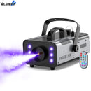Yiflamefly 1200W Fog Machine with RGB 6LEDs Lighting for Play Theater Professional Stage Home Entertainment Halloween Party