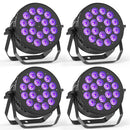 The Chroma Array | U'King 4-Piece 18x8W RGBW DMX512 LED Stage Par System