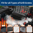 Built-in 4000mAh rechargeable battery with 3 adjustable speed modes. The rotating cleaning head delivers powerful scrubbing force to remove burnt grease, charred residue and food debris on grills without strenuous manual brus