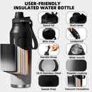 The Alpine Flask | 1L Insulated Stainless Steel Water Bottle, Double-Wall Vacuum Tumbler