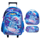 Boy Girl's School Backpack Boy Waterproof Resistant Bag With Lunch Bag and Kit2024 Case