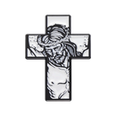 Crown Of Thorns Enamel Pin Custom Jesus Cross Religious Belief Brooches Lapel Badges Christianity Easter Jewelry Gift For Friend