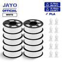 JAYO PLA PLA PLUS ABS PETG SILK Filament 1.75MM 10 Rolls / Set Refills Non-toxic PLA Meta 3D Printer Filament DIY Gift
