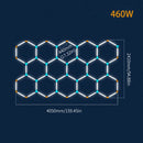 Garage Light Hexagon Led Lights Lamp Highly Efficient Honeycomb LED Light Customized for Barber Ceiling Lighting Workshop