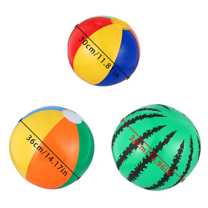 Inflatable Beach Ball for Kids, Summer Toys Swimming Pool Ball for Boys and Girls, Beach Ball Party Decorations