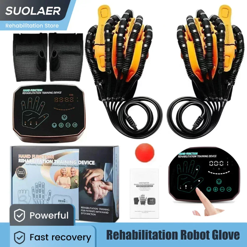 Soft Hand Rehabilitation Robot Gloves Cerebral Infarction Hemiplegia Equipamento Reabilitacao Stroke Recovery Therapy  Glove
