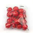 20 Stück Künstliche Äpfel Obst Plastik Gefälschte Rot Grüne Äpfel Foto Requisiten Hochzeitsdekorationen Obst Zuhause Künstlicher Varietätsshop