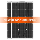 DOKIO 18V 100W/200W/400W Flexible Solar Panels Waterproof Monocrystalline Solar Panel Camping RV Home Charge 12V