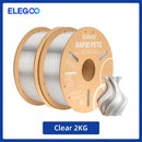 ELEGOO Rapid PETG Filament 1.75mm 1KG,High Speed 30-600mm/s 3D Printer Filament 1kg Fits for Most FDM 3D Printers