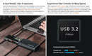 The Data Courier | CFexpress High-Speed Memory Card Reader Hub