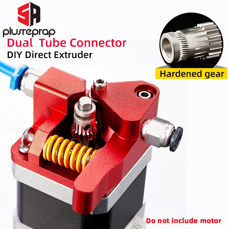 CR10 PRO Upgraded Dual Gear Extruder Double Pulleys Direct Aluminum Extruder for Ender 3/5 CR10S PRO 3D Printer Parts