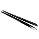 2pcs Gloss Black/Carbon fiber MP Style Side Skirt Extension For BMW F15 X5 F85 X5M F16 X6 F86 X6 M
