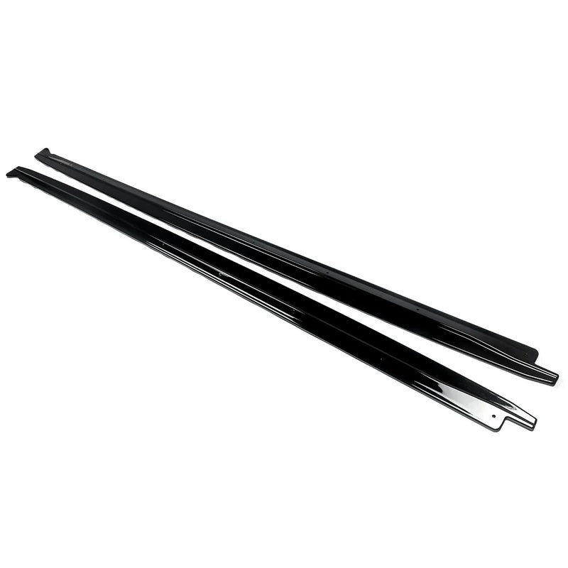 2pcs Gloss Black/Carbon fiber MP Style Side Skirt Extension For BMW F15 X5 F85 X5M F16 X6 F86 X6 M