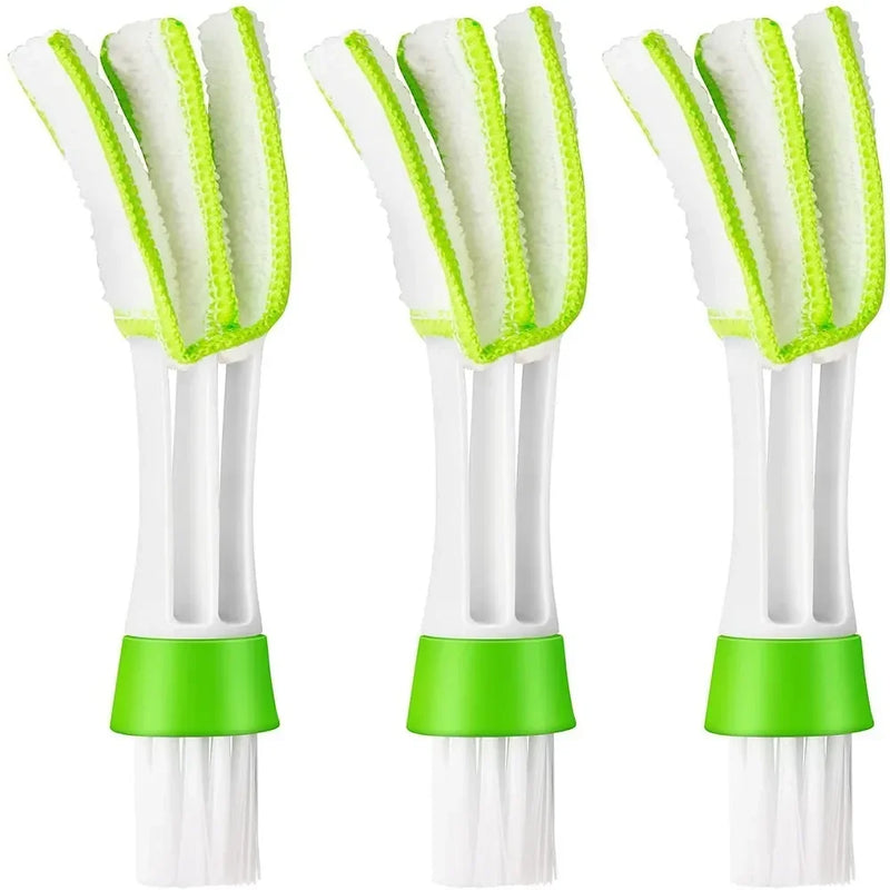 3pcs Car Cleaning Brush Air Conditioning Vent Brush Cleaning Air Outlet Vent Wash Brushes Universal Car Interior Detailing Tools