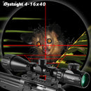 4-16X40 AOE Optik Jagd Zielfernrohr Rot&Grün Leuchtpunkt Visier Gewehr Zielfernrohr Scharfschützen Ausrüstung Zielfernrohr Airsoft Gewehr