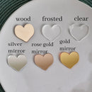 The Name Your Glass | Custom Engraved Acrylic Wine Charms Set
