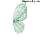 20Pcs Butterfly Wing Shaped Flower Wrapping Paper Creative Diy Crafts Flowers Packaging Paper Wedding Birthday Party Supplies