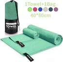 Quick-Drying Sports Towel 40x80CM Blue Grey Green Orange Swimming Gym Fitness Camping Running Beach Washcloth Towels