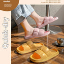 Summer Soft Shoes Cloud Slippers Indoor Mute Bathroom Anti-slip Slide Eva Beach Flip Flops Men Ladies Leisure Sandals 2023 슬리퍼