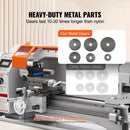 SucceBuy Brushless Metal Lathe Machine 7''x16'' / 180mm*400mm 800W Digital Display Continuously Variable Metalworking Turning