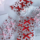 The Bow Heart Archive | 3D K-Pop Photocard Sticker Set for Scrapbooks, Journals & Phone Cases