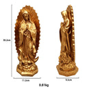30 cm Mexiko Jungfrau Maria Statuetten Katholische Gottesmutter Guadalupe Skulptur Harz Religiöse Statue Heimzimmer Dekoration