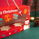 LBSISI Life 5/10pcs Christmas Cupcake Boxes Xmas New Year Family Party Santa Decor Pastry Mousse Cake Pudding Packaging Favor