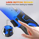 Cordless Ratchet Wrench, 2 x 12V 1.5Ah Batteries, Charger, Power Tool Wrench 3/8" Sq Drive,Cordless Ratchet with 7 Sockets