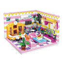 194PCS City Building Blocks Sets Kits Friends House Bedroom Kitchen Model 3 IN 1 Deform Brinquedos Educational Toys for Girls