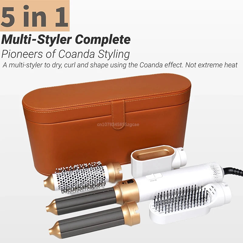 Hot Air Styler Comb 5 in 1 Hair Dryer  Automatic Hair Curler Professional Hair Straightener For Dyson Airwrap Household