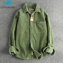 The Corduroy Archive | Men's Cotton Corduroy Long-Sleeve Overshirt