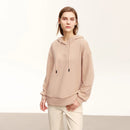 AMII Casual Hoodies Woman 2025 Autumn New Loose Embroidery Women's Sweatshirt Warm Versatile Long Sleeves Tops Ladies 12524005
